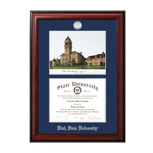 Utah State Meridian Litho Diploma Frame